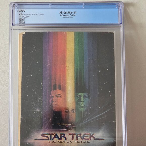 GRADED AND SEALED, 1980, ALL OUT WAR, ISSUE #4!!! - Picture 3 of 3